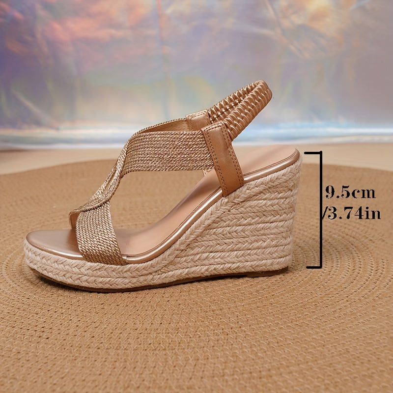 Noelle | Tacones tejidos con punta abierta