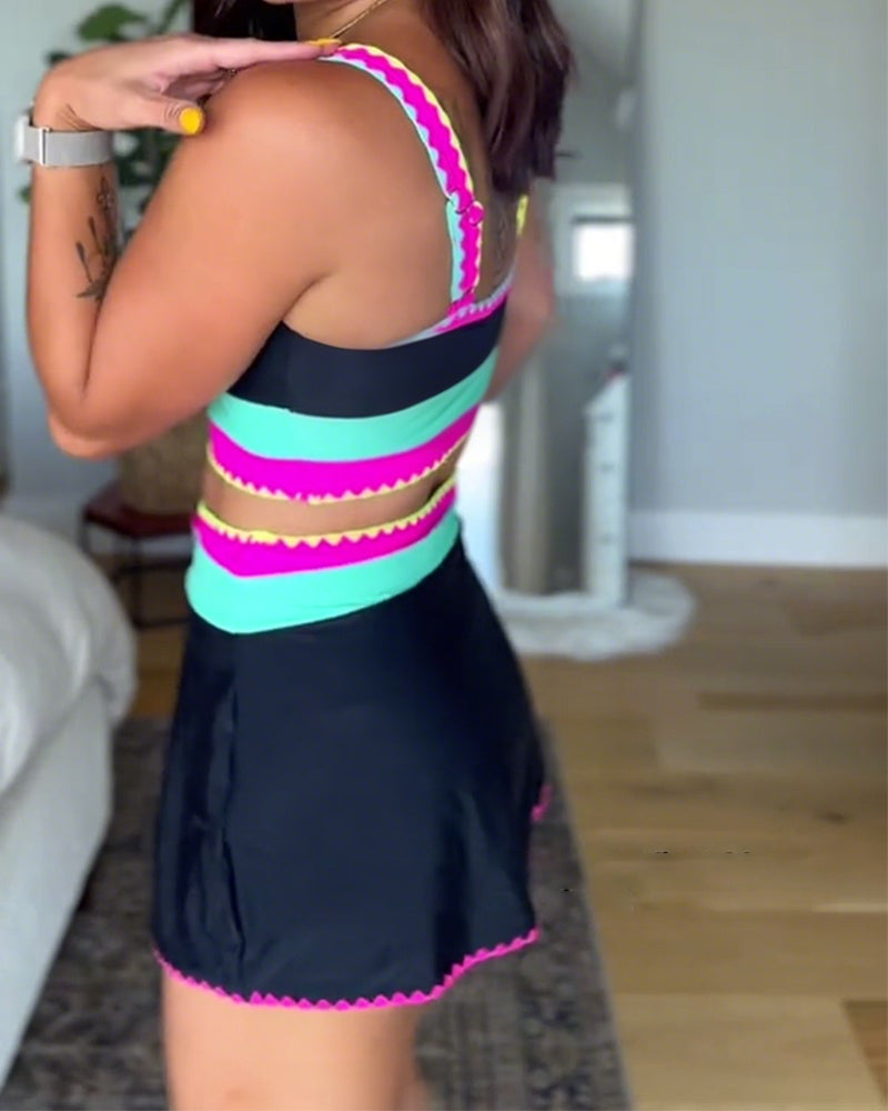 Myra - Conjunto de banho com modelagem esportiva