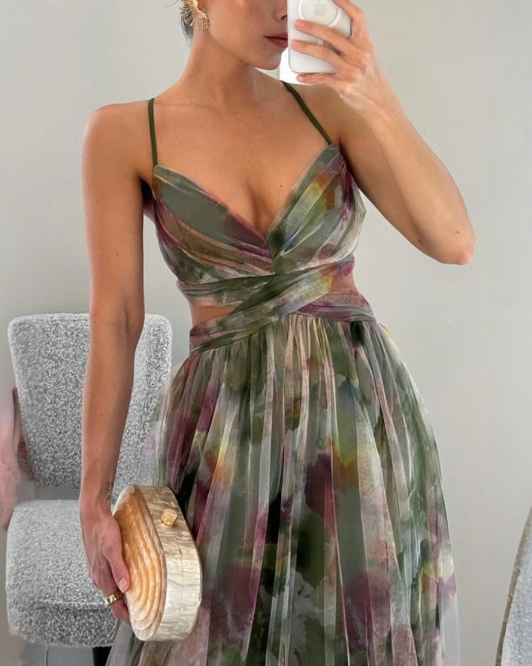 Marbella | Vestido maxi con tirantes finos
