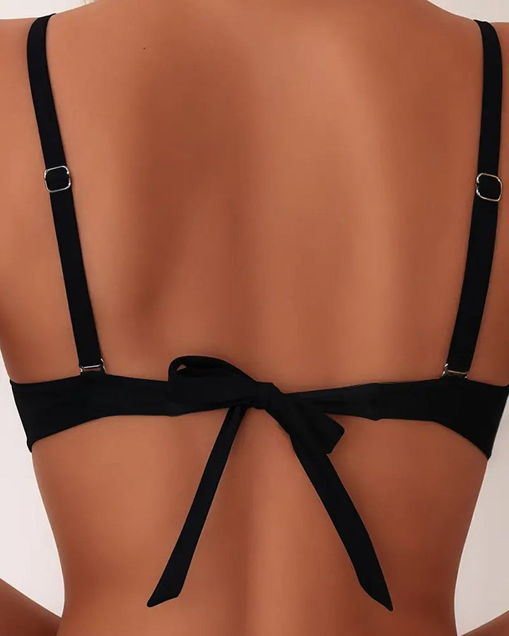 Loise - Conjunto de bikini con tirantes chic