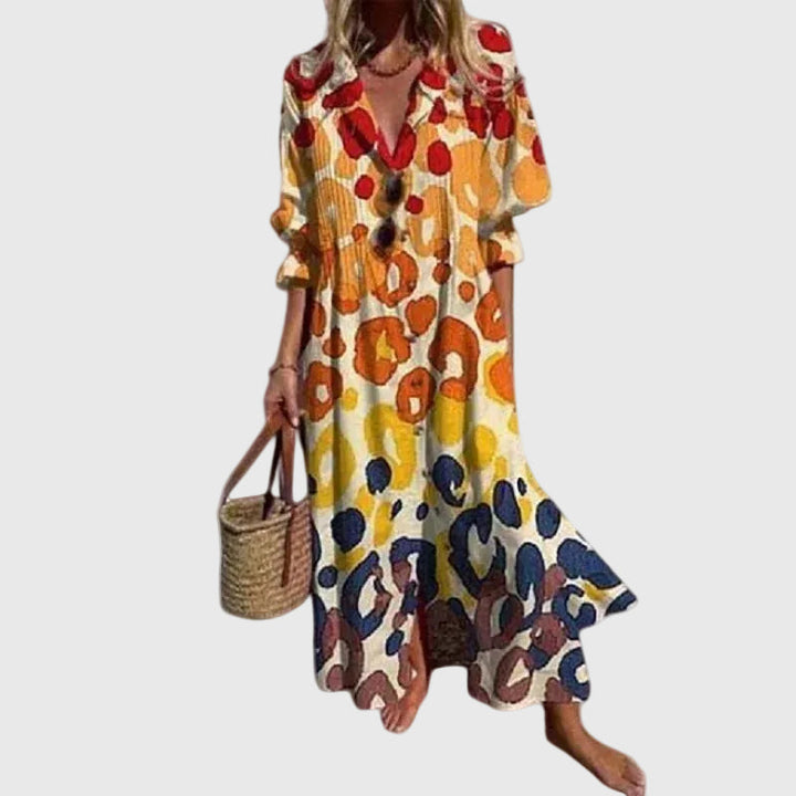 Zariah | Vestido Bohemio Maxi Elegante