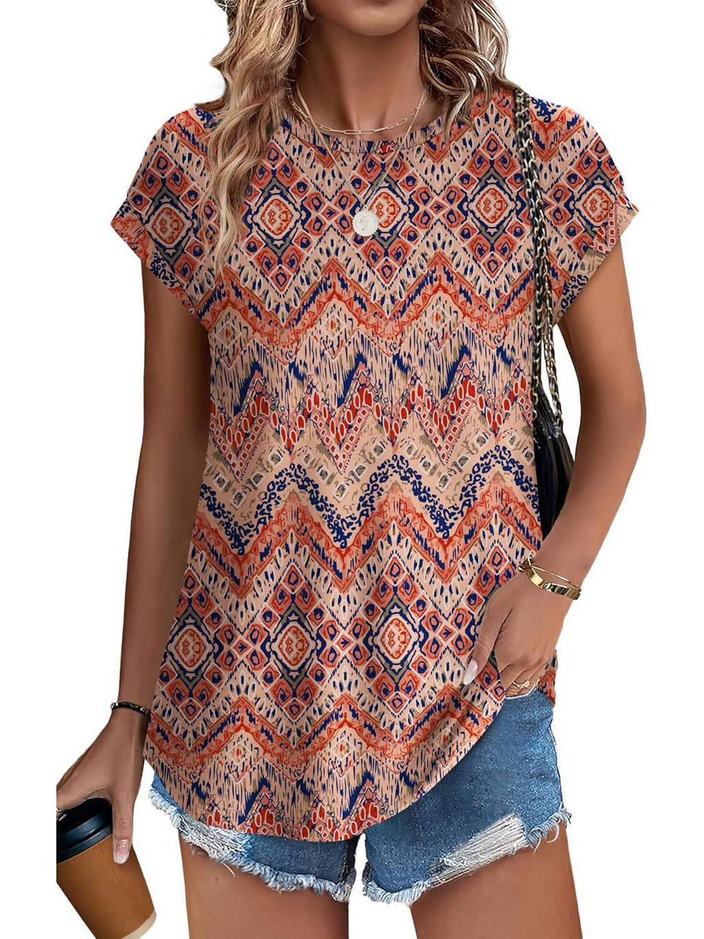 Necie | Blusa elegante estampada