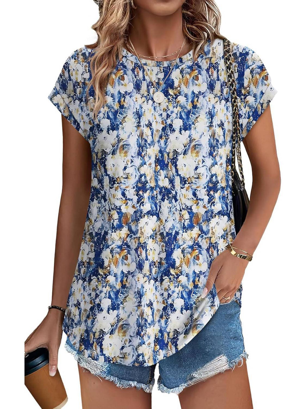 Necie | Blusa elegante estampada