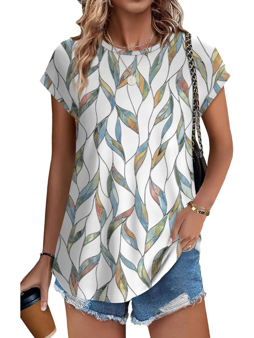 Necie | Blusa elegante estampada