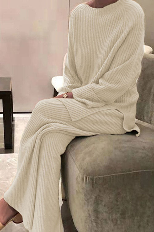 Ensemble Sofia avec pull en maille