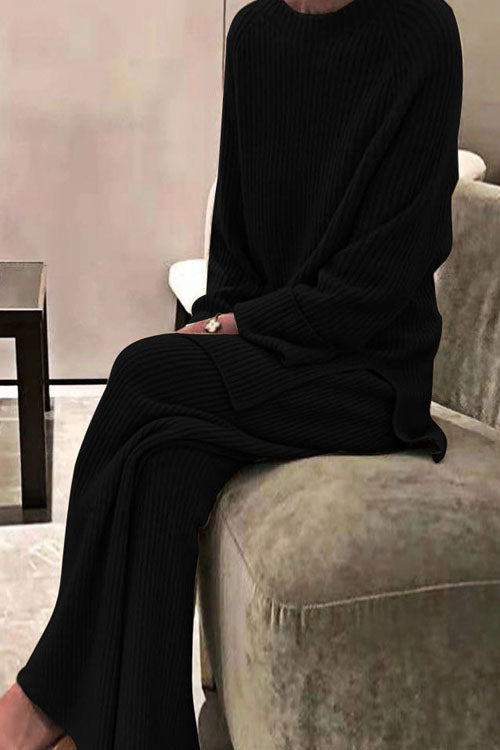 Ensemble Sofia avec pull en maille