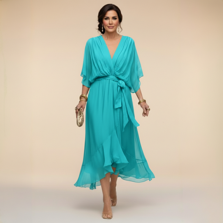 Monica | Vestido con escote en V