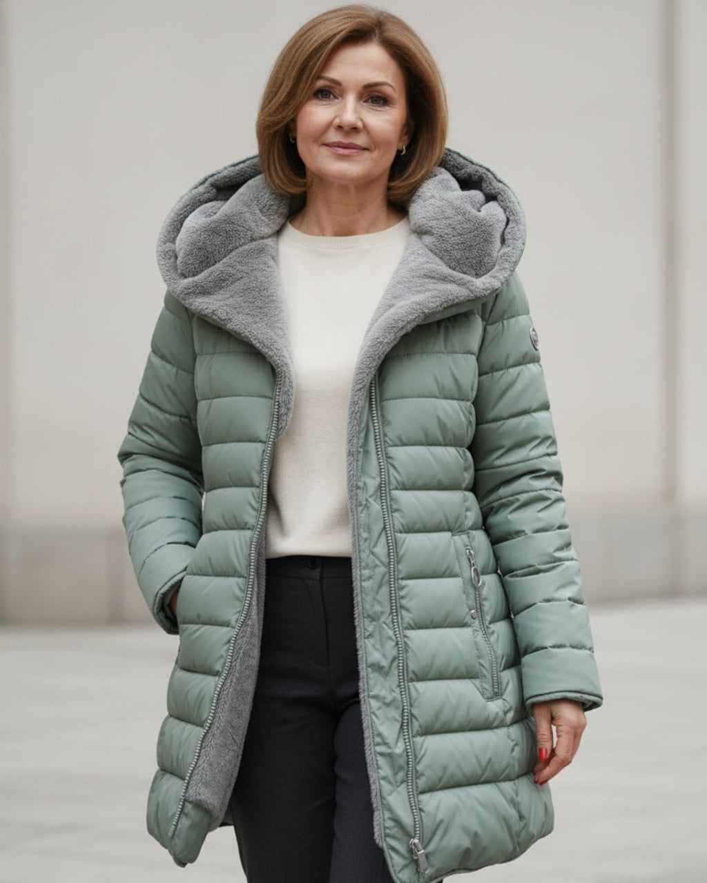 Marelle | Gewatteerde jas met fleecevoering
