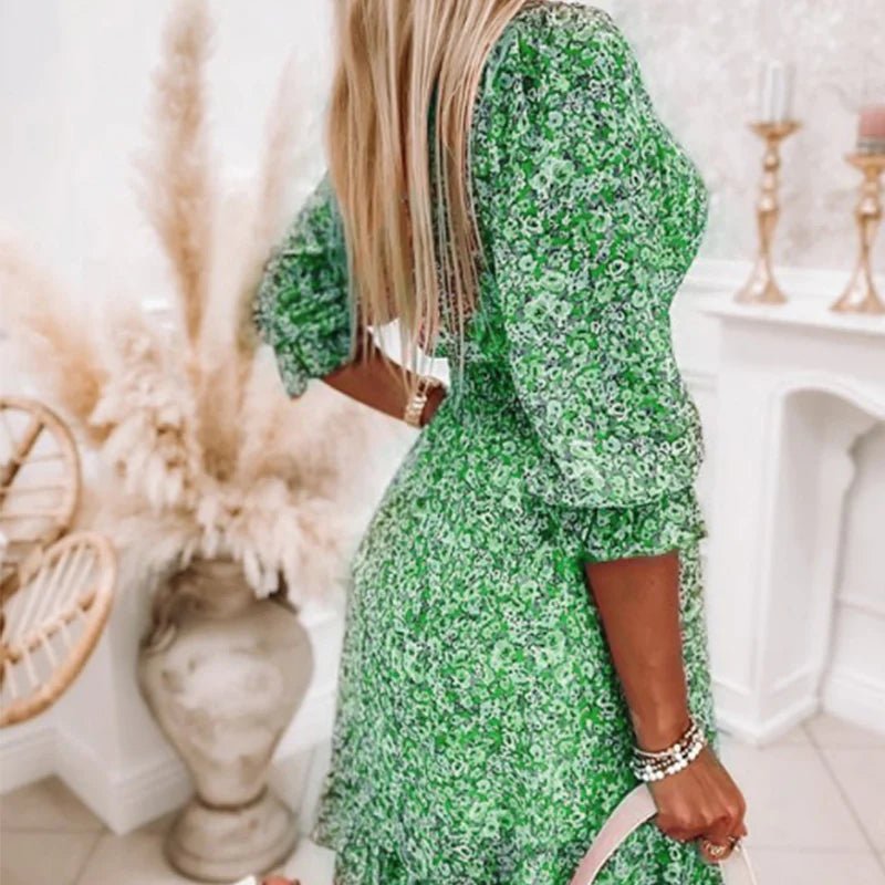 Sunna - Robe élégante à imprimé floral