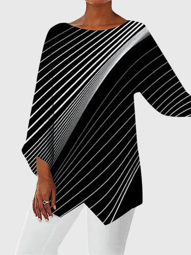 Alayah | Elegante top met ronde hals