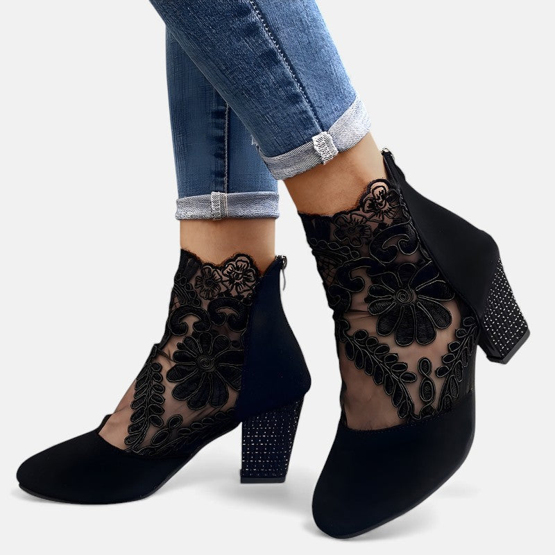 Norene | Sapatos de salto ortopédicos estilosos e respiráveis