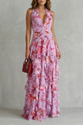 Bella | Vestido longo com decote frente única
