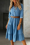 Barbara | Casual elegante denimjurk
