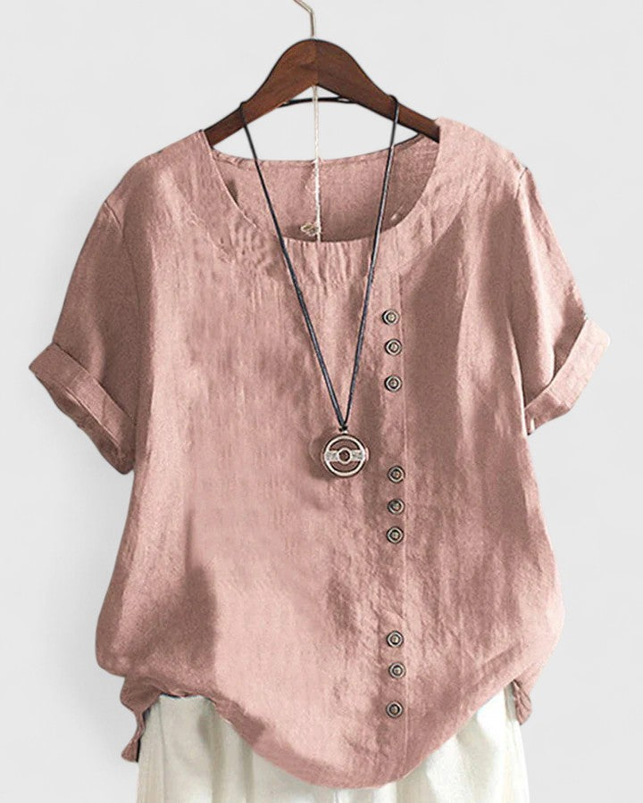 Elisavie | Blusa comoda a maniche corte