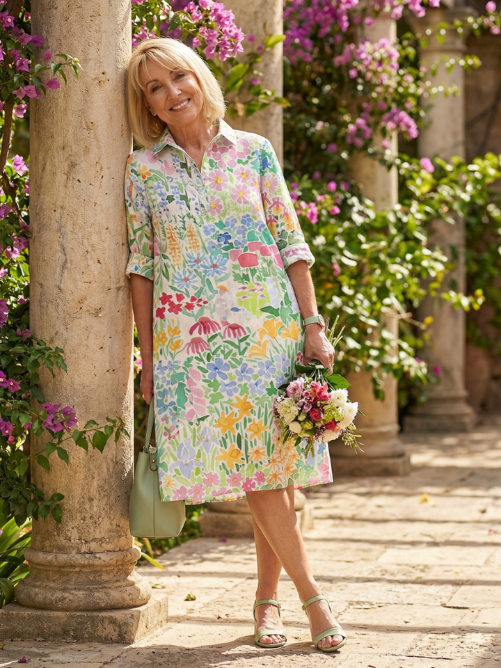 Leontine | Vestido Floral de Día