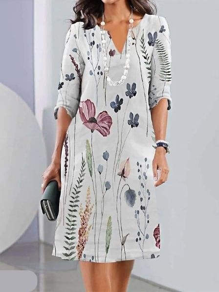 Eleanor| Vestido Floral em Camadas