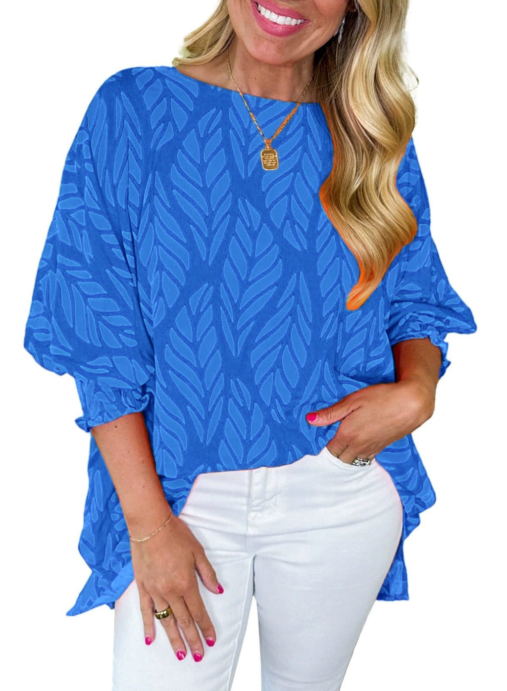 Risa | Blouse met pofmouwen