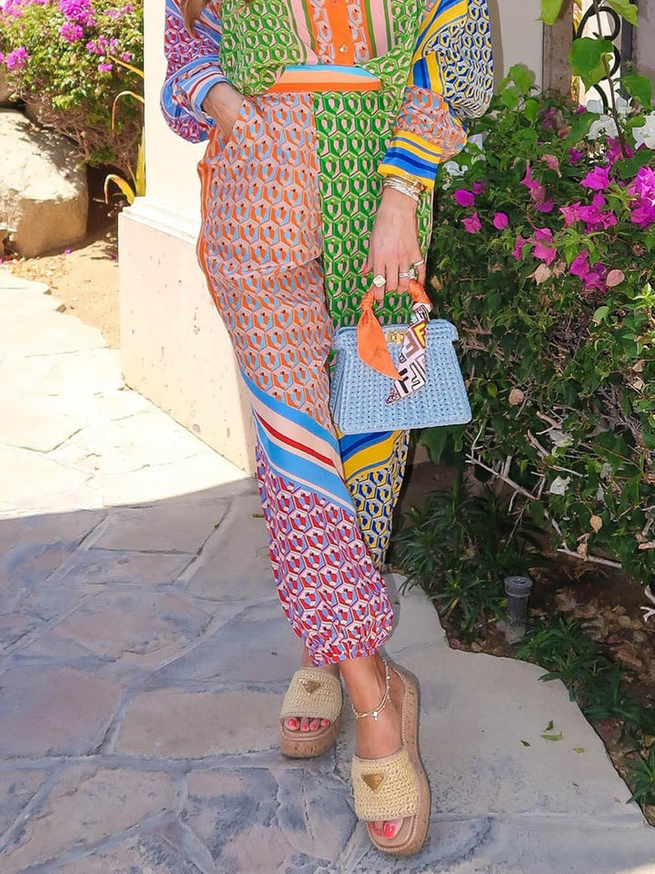 Pantalones Bombachos Lila