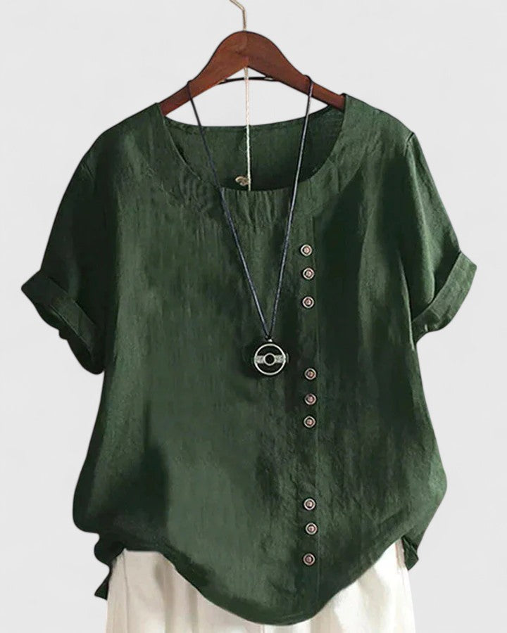 Elisavie | Blusa comoda a maniche corte