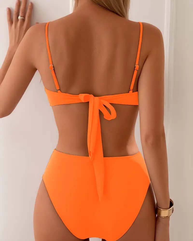 Marcelle | Biquíni elegante de duas peças com efeito modelador