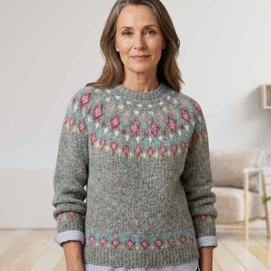 Everly | Maglione in maglia nordica dal gusto tradizionale