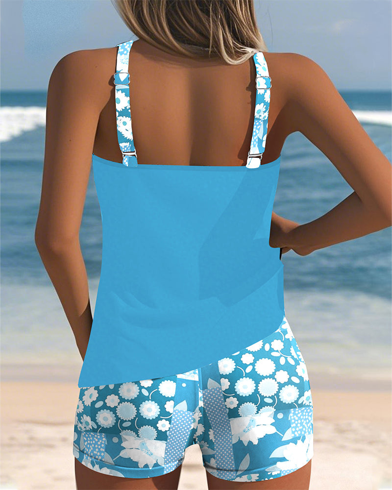 Nanet - Tankini met print en short