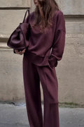 Conjunto de sudadera de manga larga Samantha
