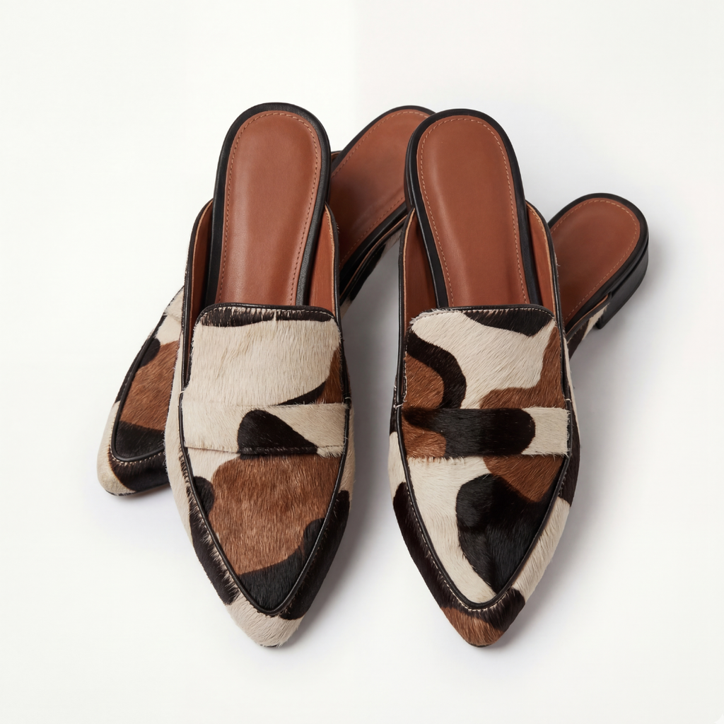 Belmonte-mocassin met abstract patroon