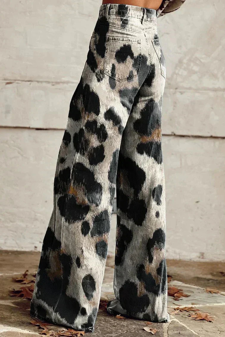 Cheetah - Pantalones elegantes de estilo bohemio