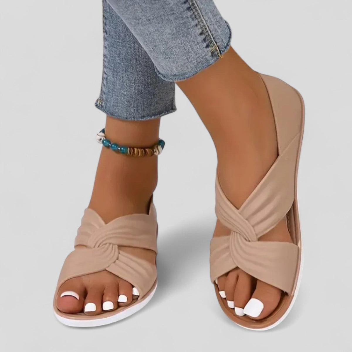 Lesley - Sandales croisées élégantes et confortables