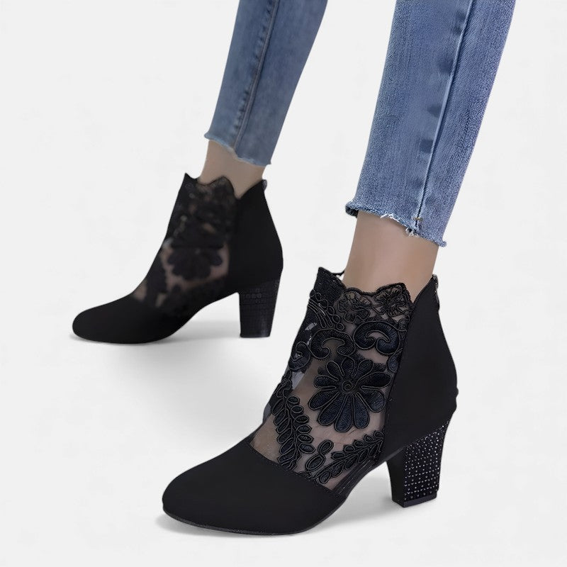 Norene | Sapatos de salto ortopédicos estilosos e respiráveis