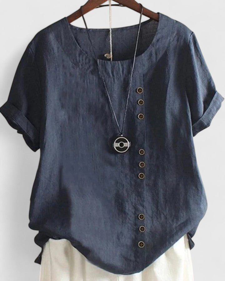 Elisavie | Blusa comoda a maniche corte
