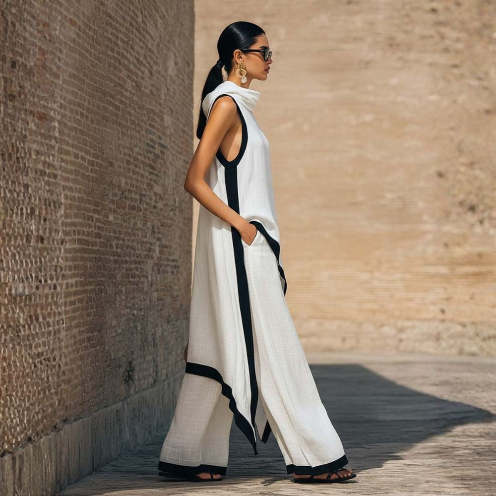 Leonora | Terno elegante de linho