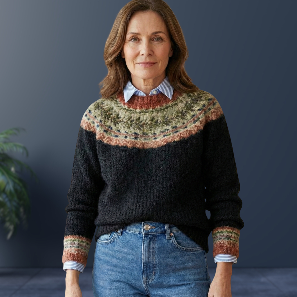 Everly | Maglione in maglia nordica dal gusto tradizionale