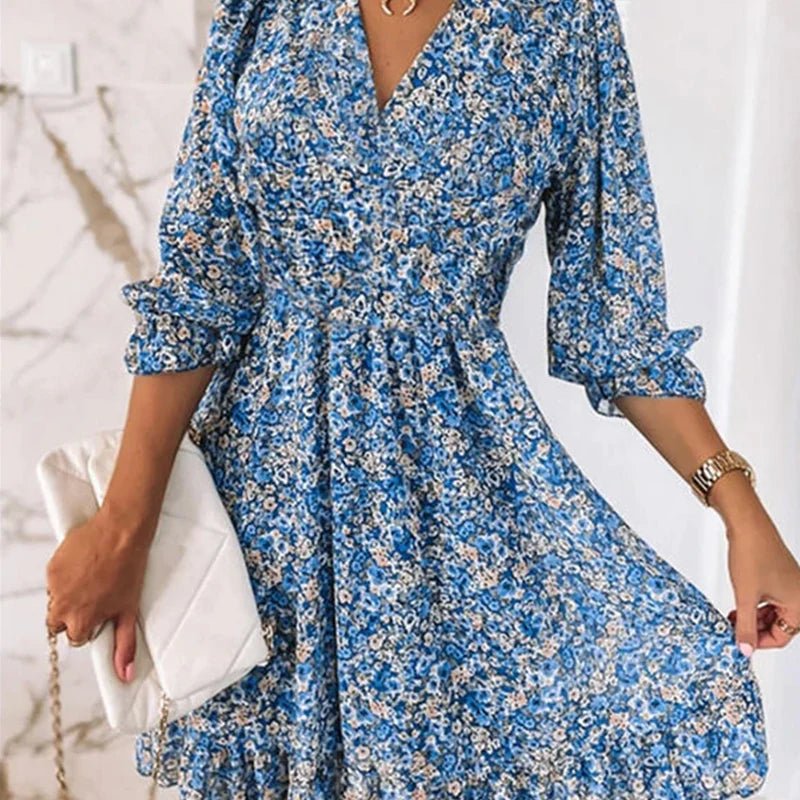 Sunna - Robe élégante à imprimé floral