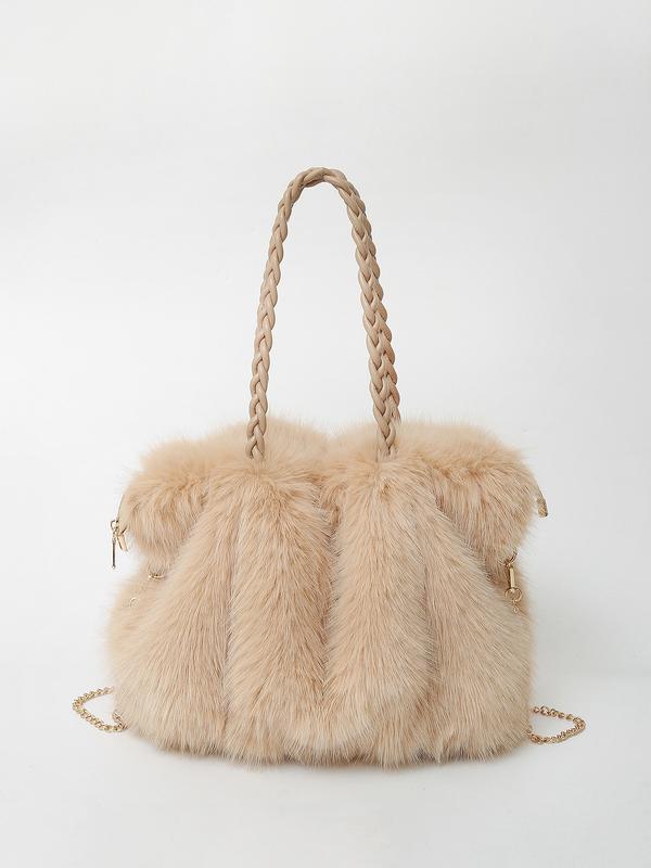 Karin | Sac cabas à bandoulière en velours doux