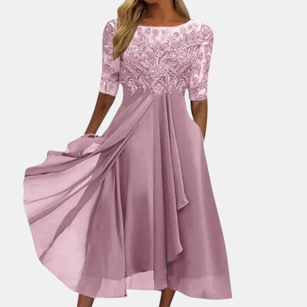 Rhonda | Elegante kanten jurk