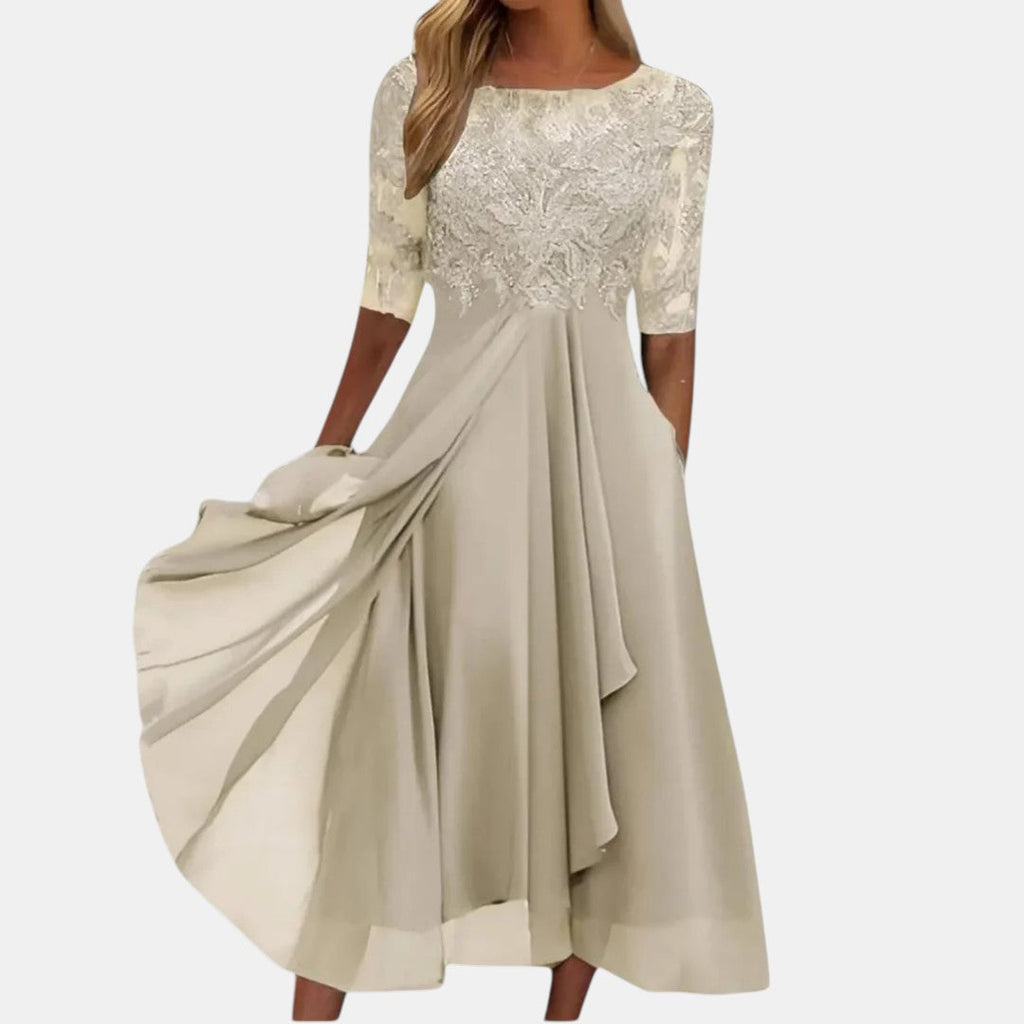 Rhonda | Elegante kanten jurk
