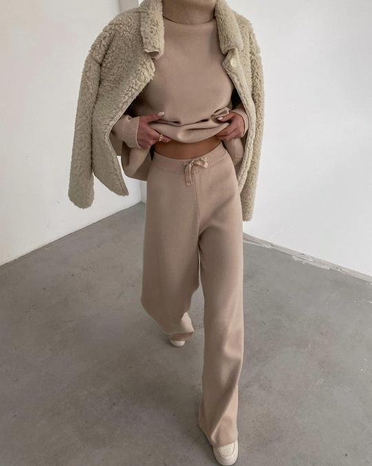 Conjunto Sofia Casual de Tricô