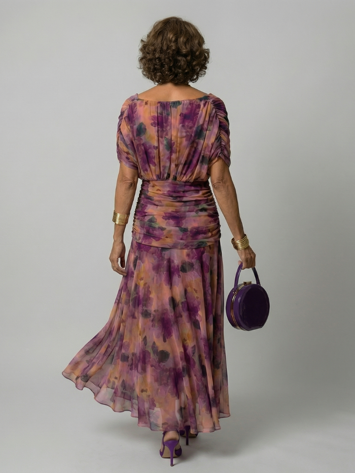 Calen | Vestidos Midi con Hombros Descubiertos y Fluidez