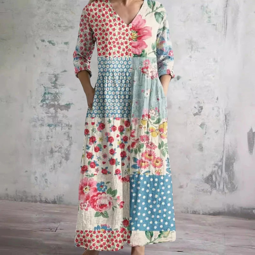 Rhonda | Zomerjurk met bloemenprint