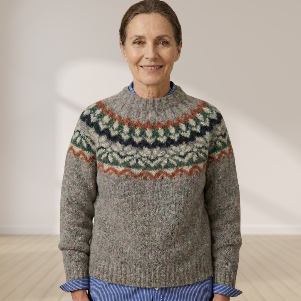 Everly | Maglione in maglia nordica dal gusto tradizionale