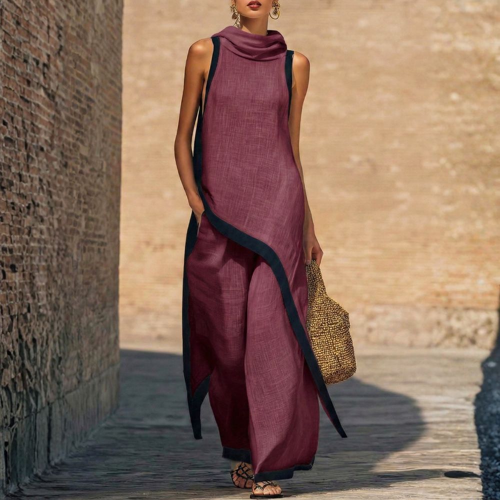 Leonora | Terno elegante de linho