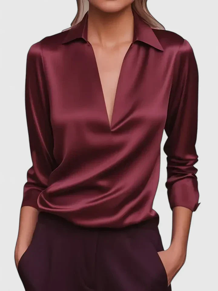 Calvina | Blusa sofisticata
