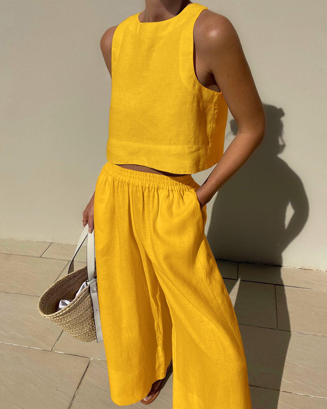 Conjunto de Dos Piezas sin Mangas Sienna