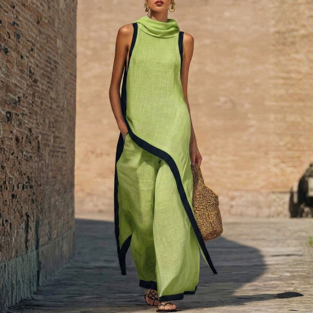 Leonora | Terno elegante de linho
