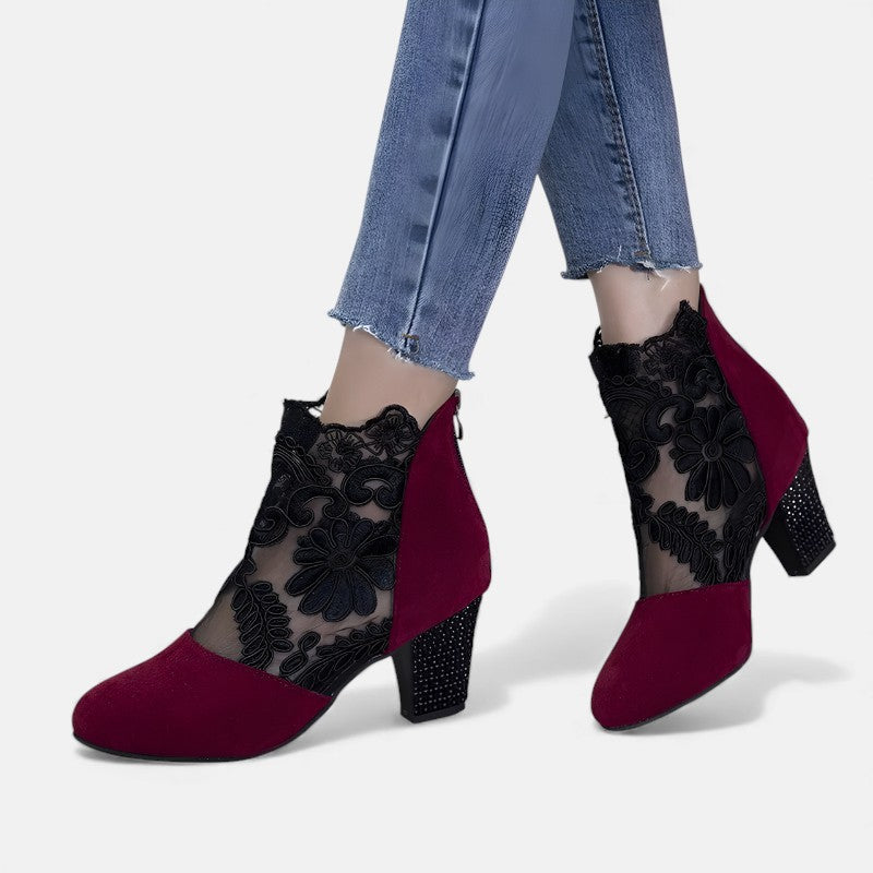 Norene | Sapatos de salto ortopédicos estilosos e respiráveis