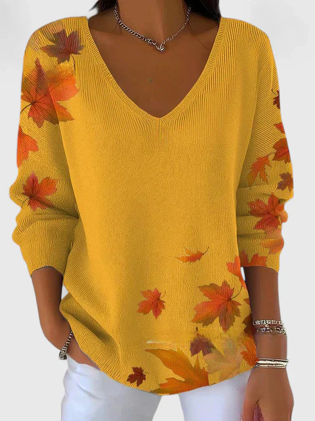 Sera | Suéter elegante con cuello en V