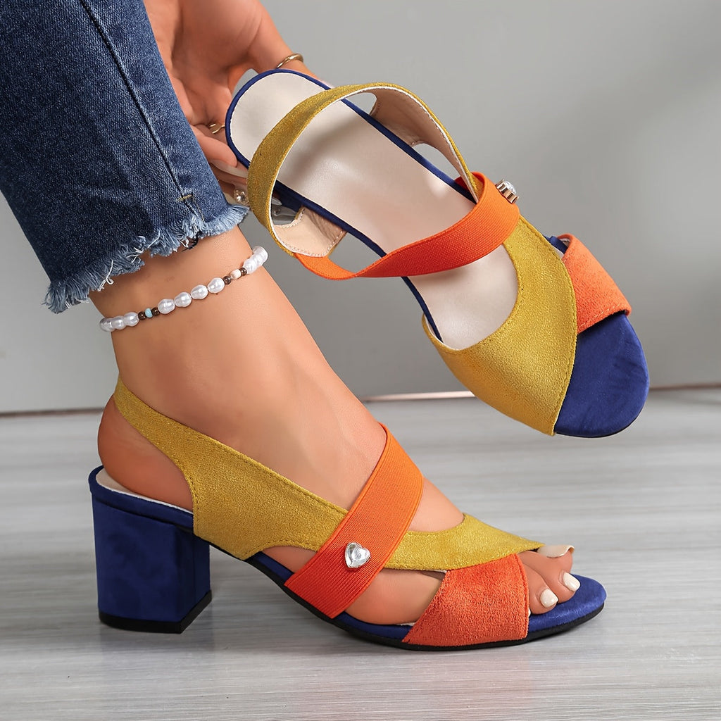 Linda | Zapatos de tacón ortopédicos cómodos con tacón cuadrado