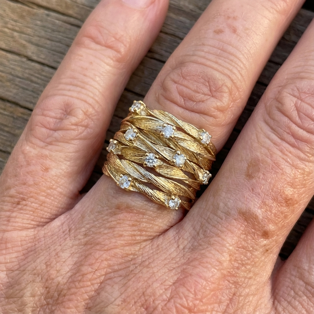 Vintage Gold Boho Ring